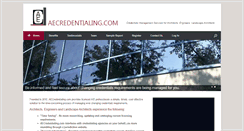 Desktop Screenshot of aecredentialing.com